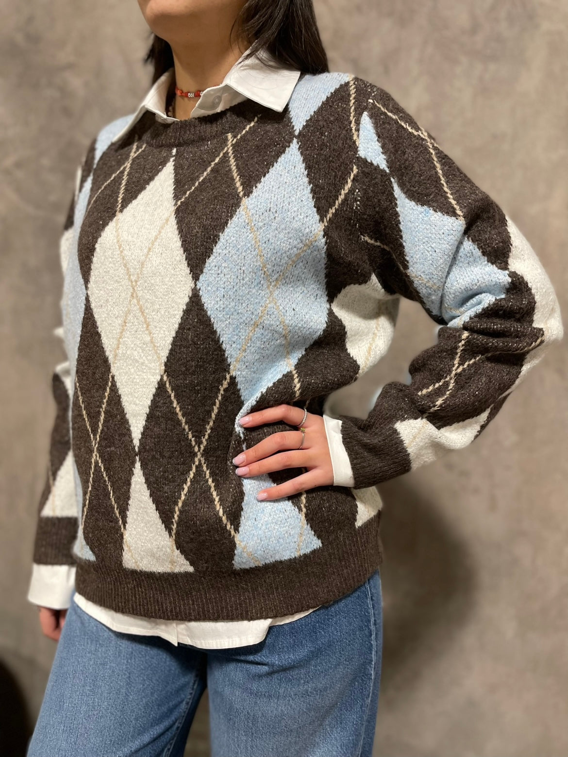 Maglia Girocollo Rombi