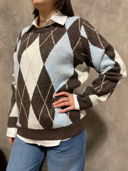 Maglia Girocollo Rombi