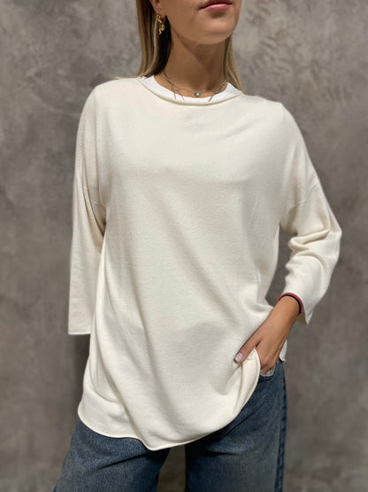 Maglia Rotolino Panna