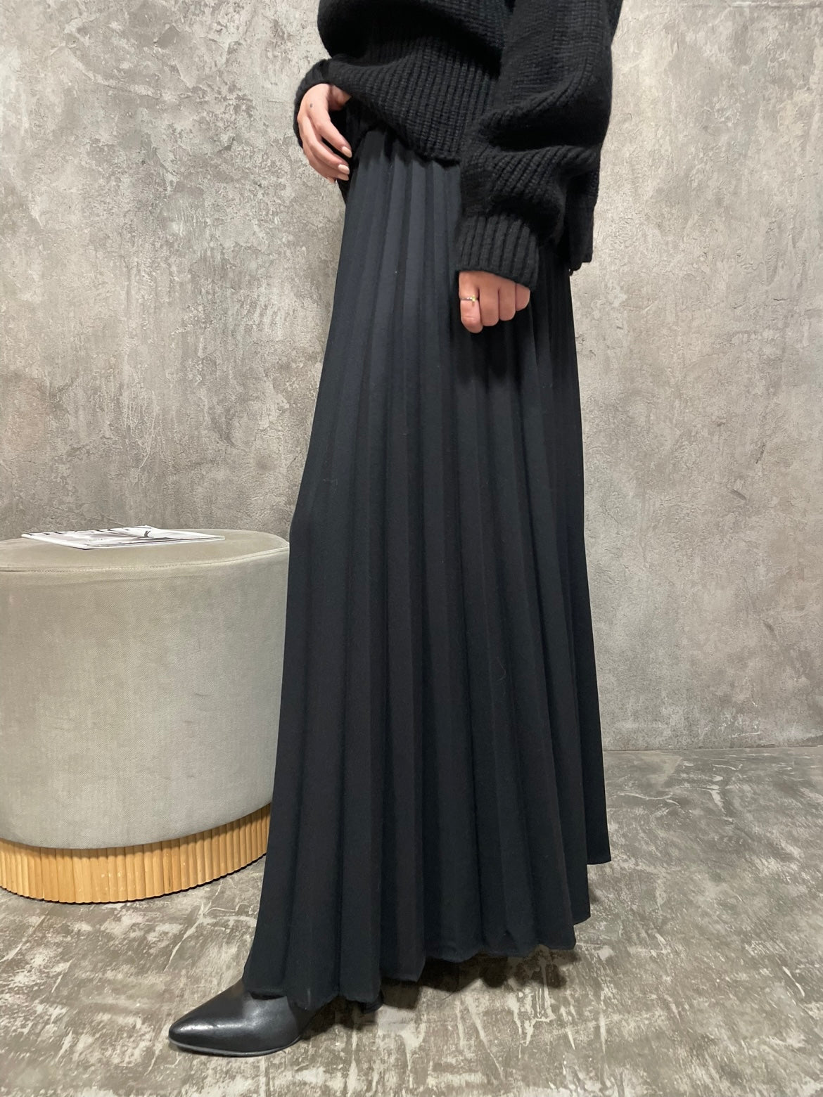 Gonna Plissé Nera