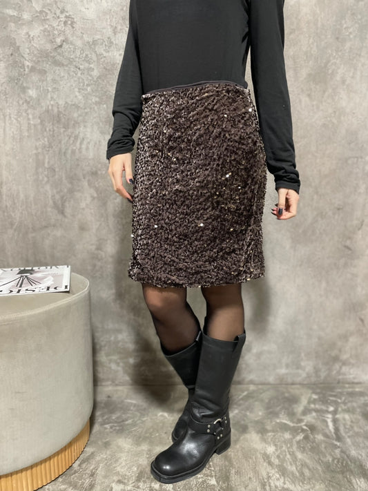 Gonna Paillettes Moro