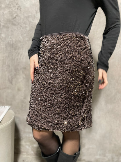 Gonna Paillettes Moro