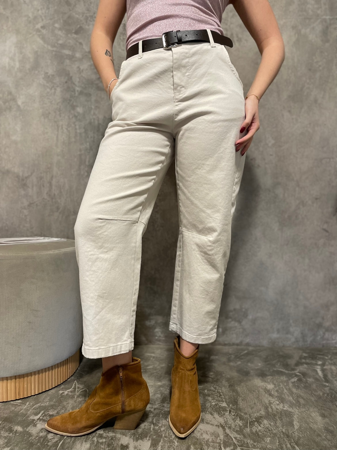 Pantalone Beige