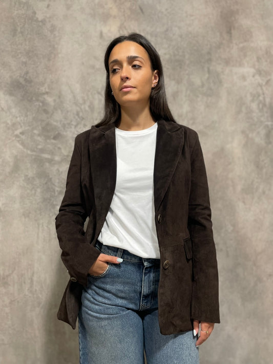 Giacca Suede Moro