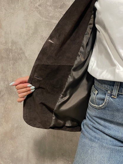 Giacca Suede Moro