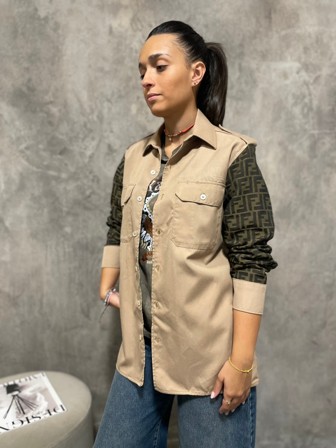 Camicia Maniche Vintage