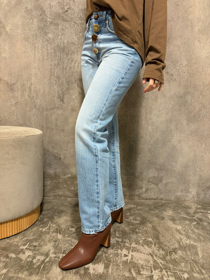 Jeans Zoe Bottoni Gioiello