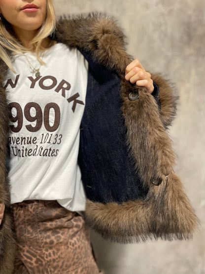 Giacca Reversibile Denim