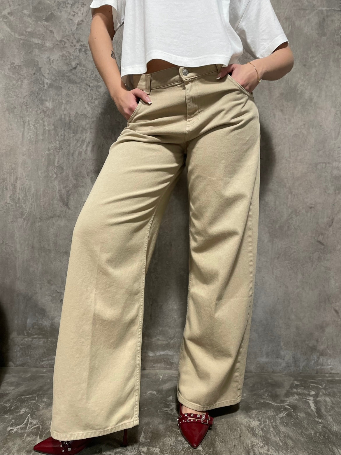 Jeans Mia Beige