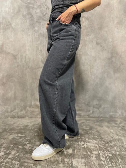 Jeans Borchie Grigio
