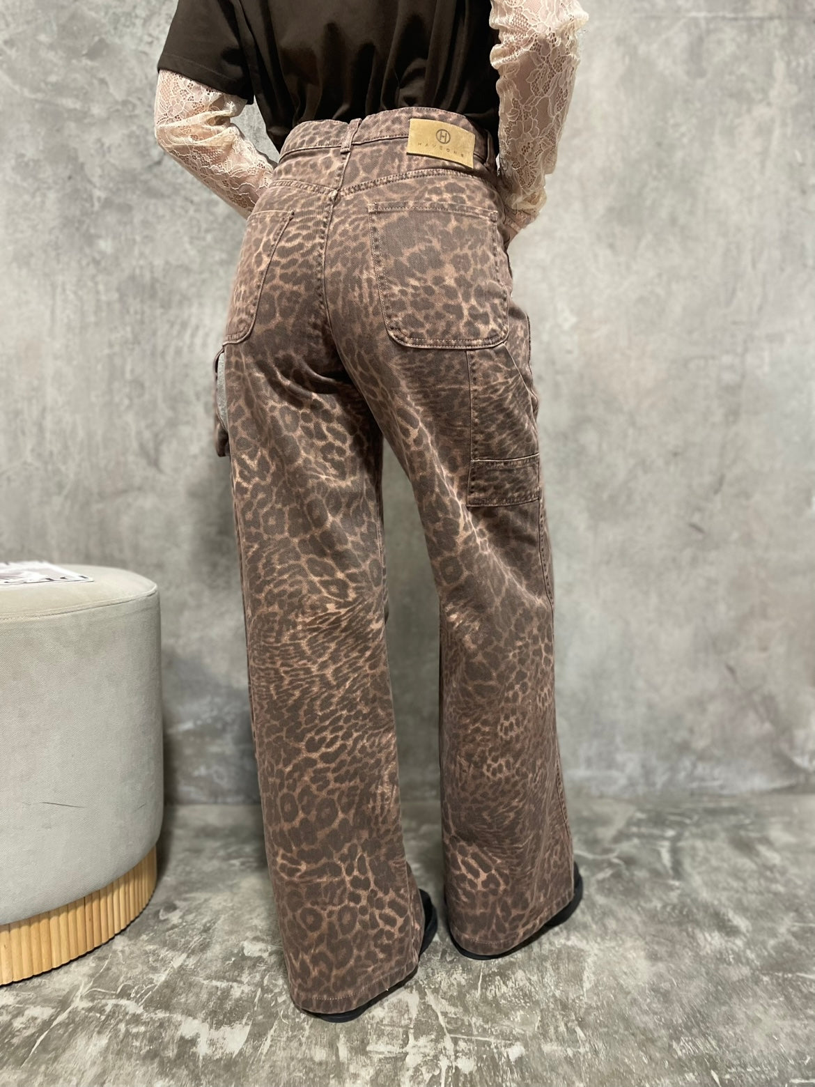 Jeans Worker Maculato