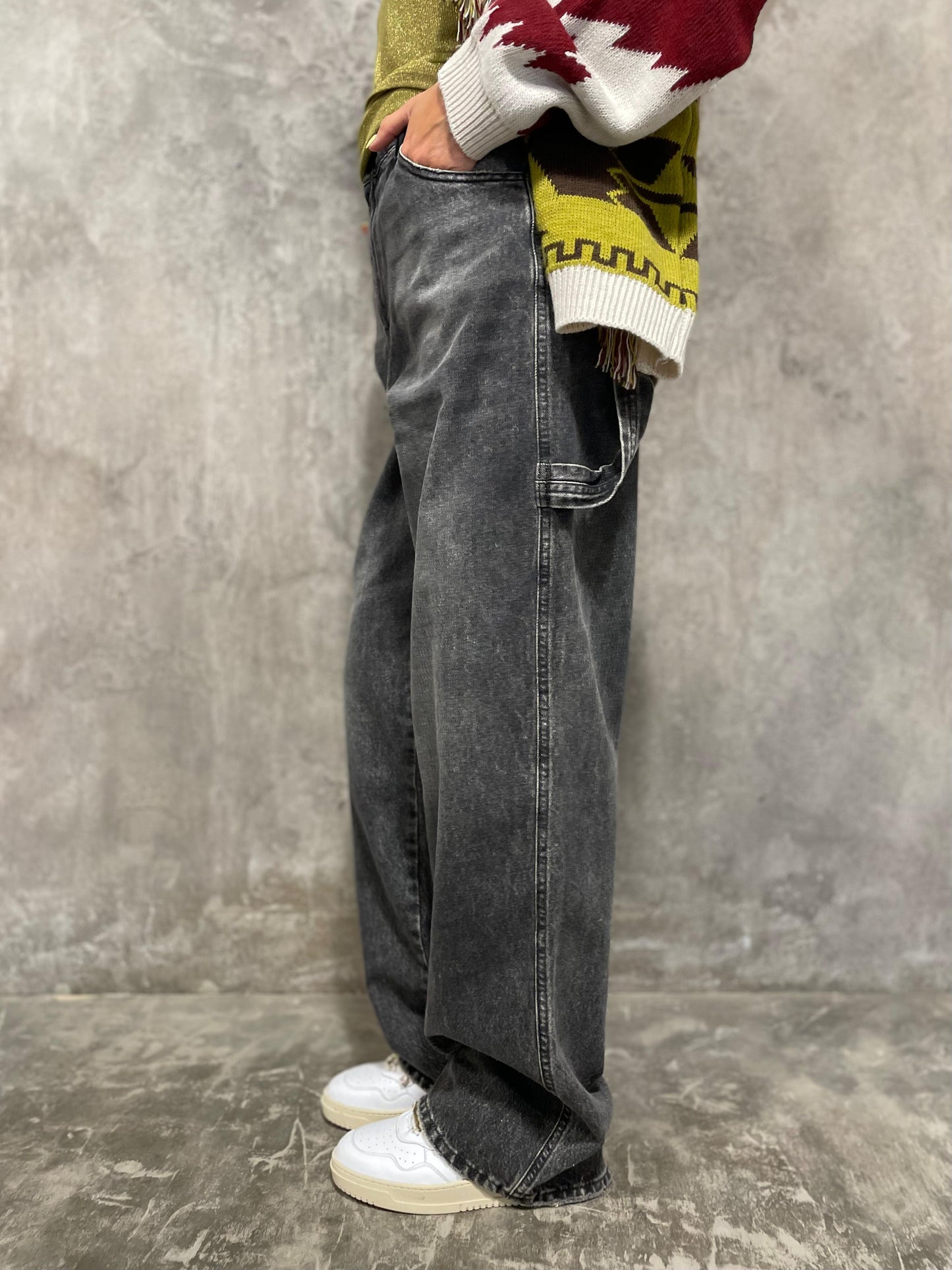Jeans Work Grigio