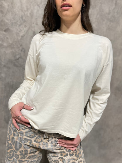 T-shirt Manica Lunga Burro