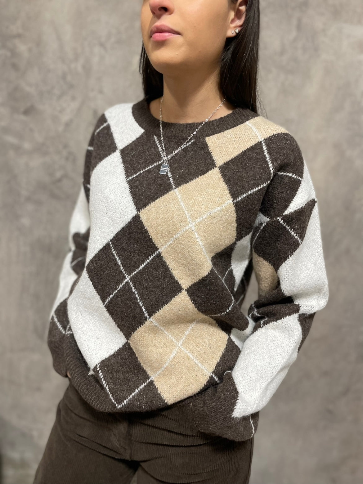 Maglia Girocollo Rombi