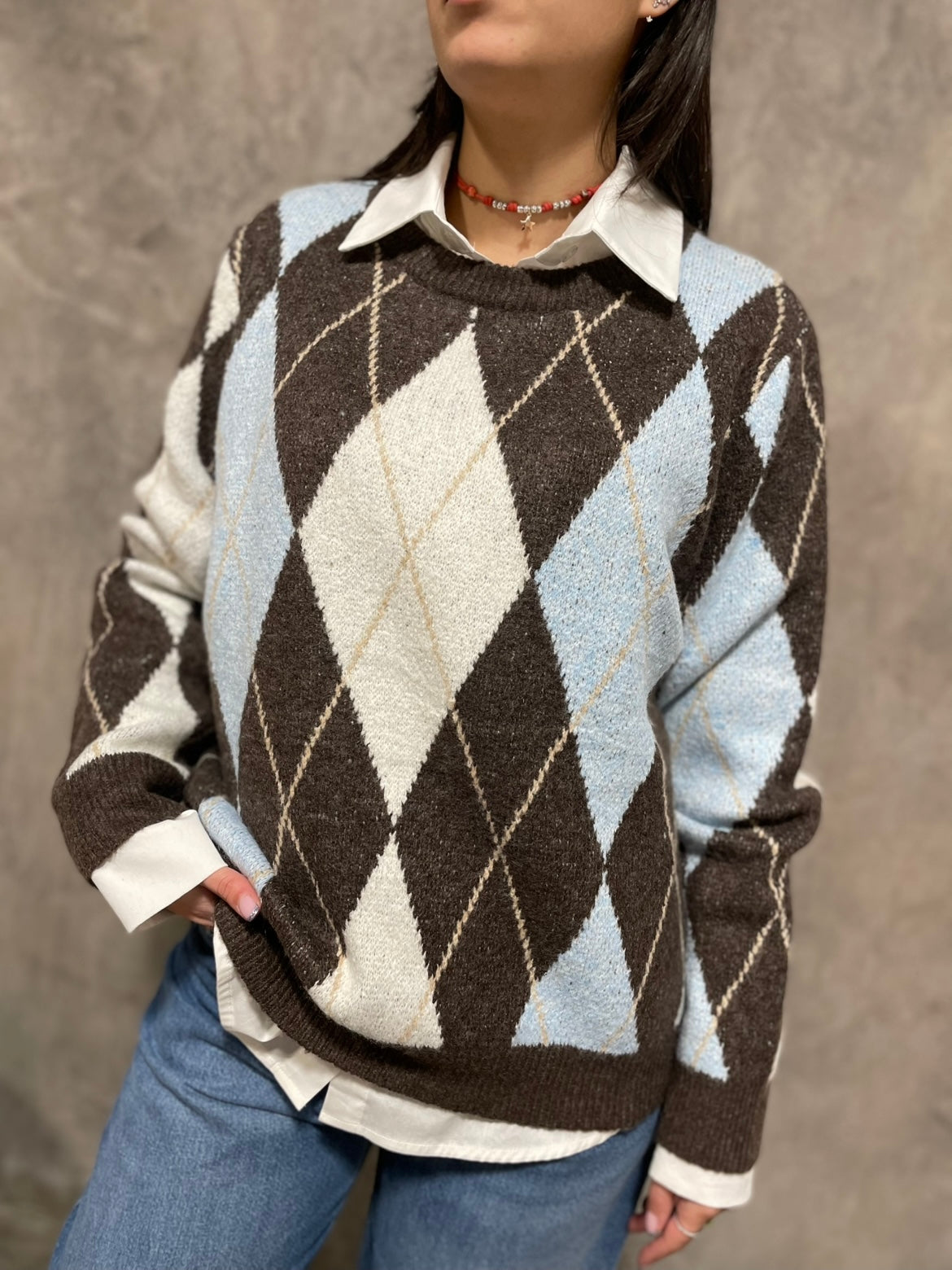 Maglia Girocollo Rombi