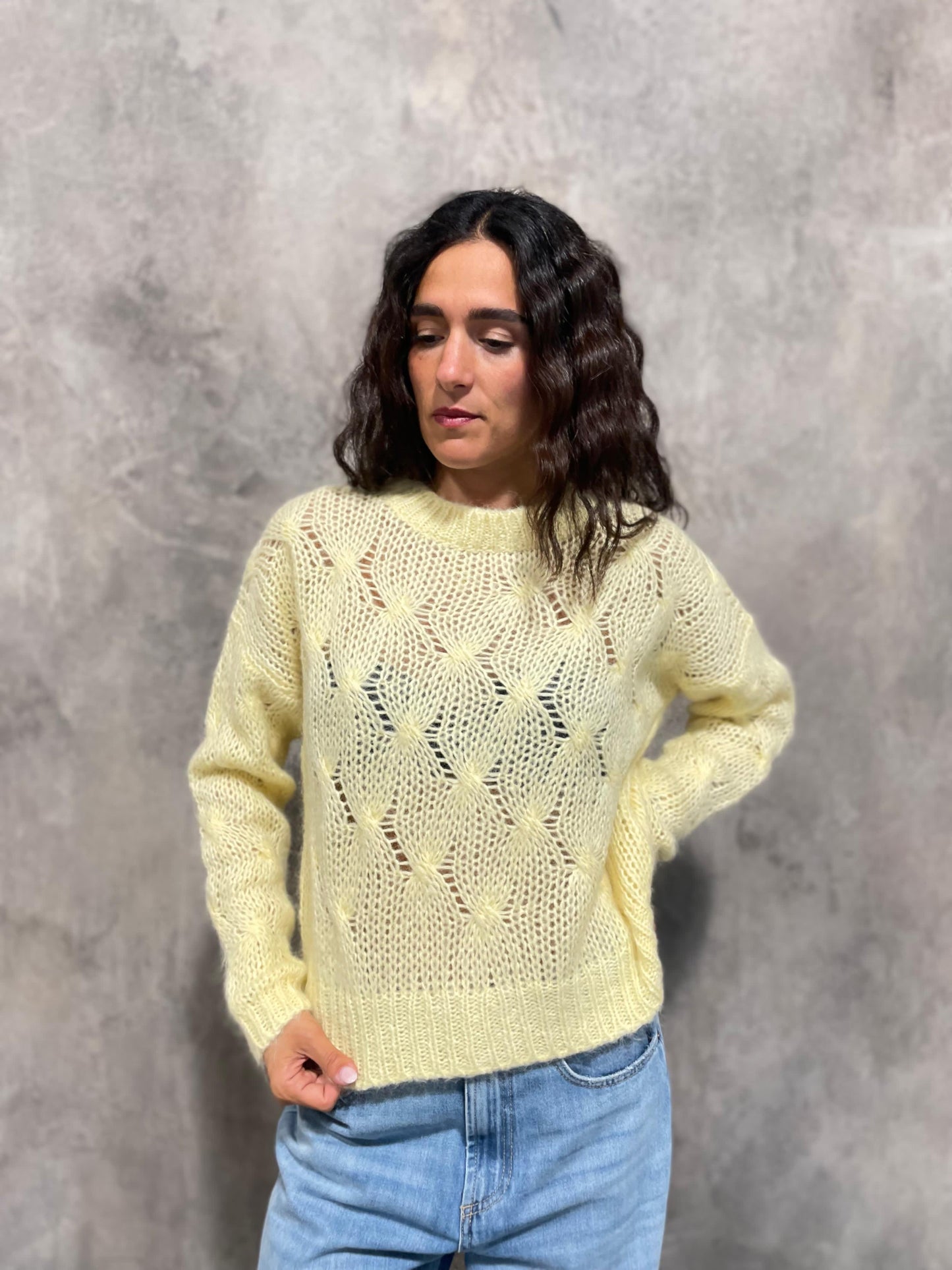 Girocollo Trecce Giallo