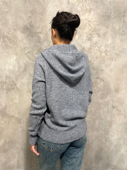 Maglia Micro Paillettes Grigia