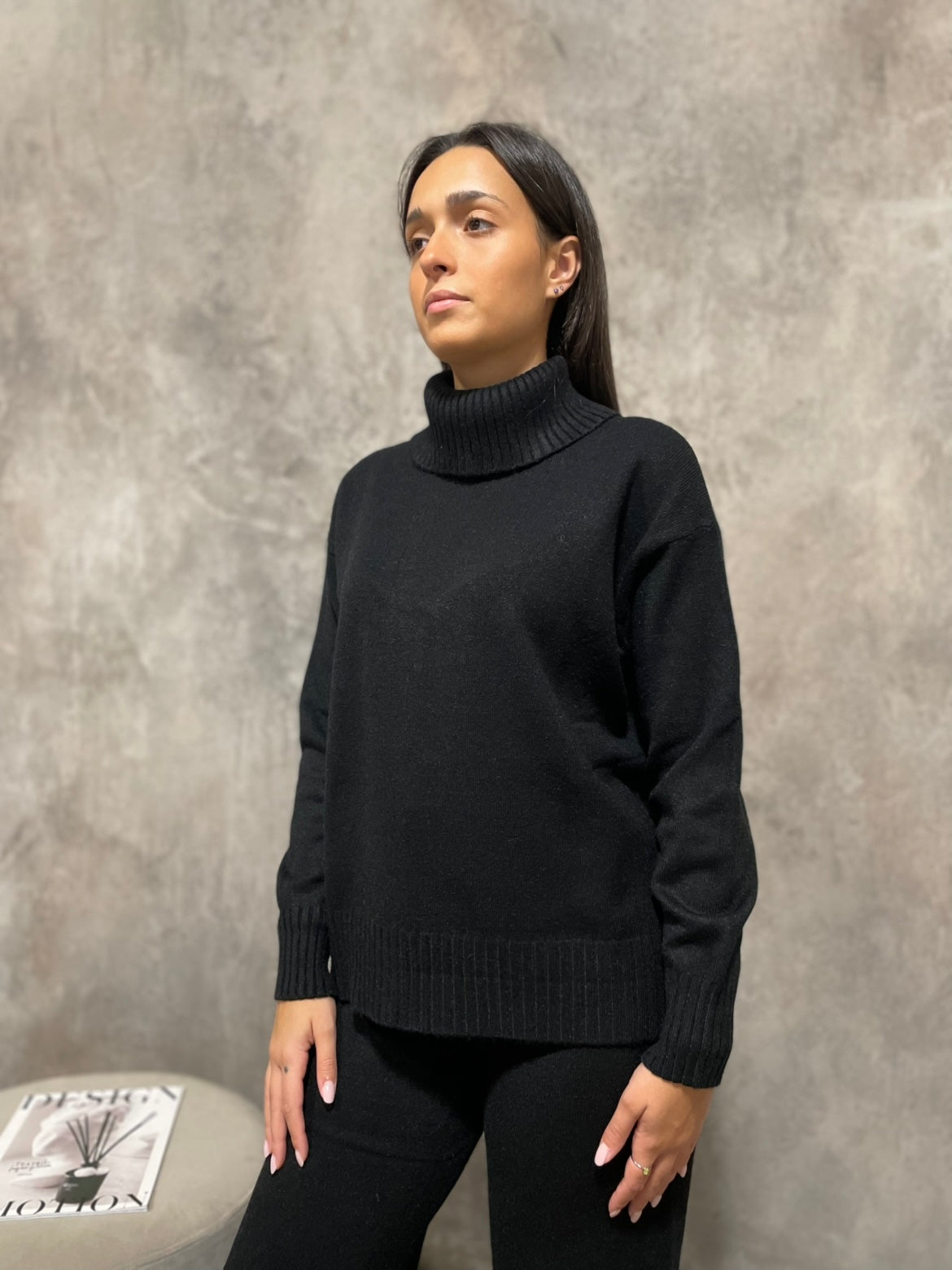 Completo Collo Alto Nero