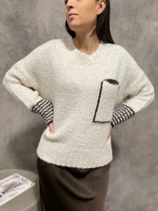 Maglia Burro Taschino