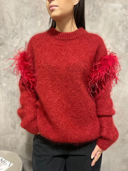 Maglia Mohair Piume
