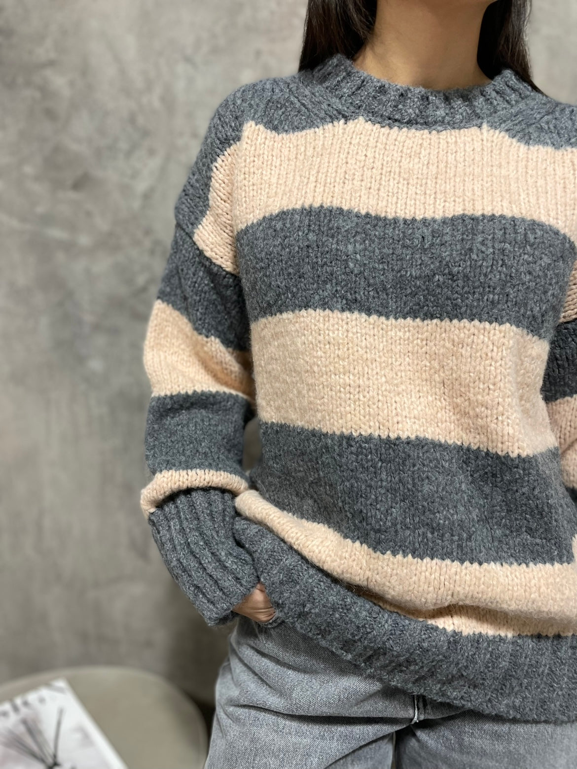 Girocollo Righe Vicolo