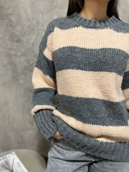 Girocollo Righe Vicolo