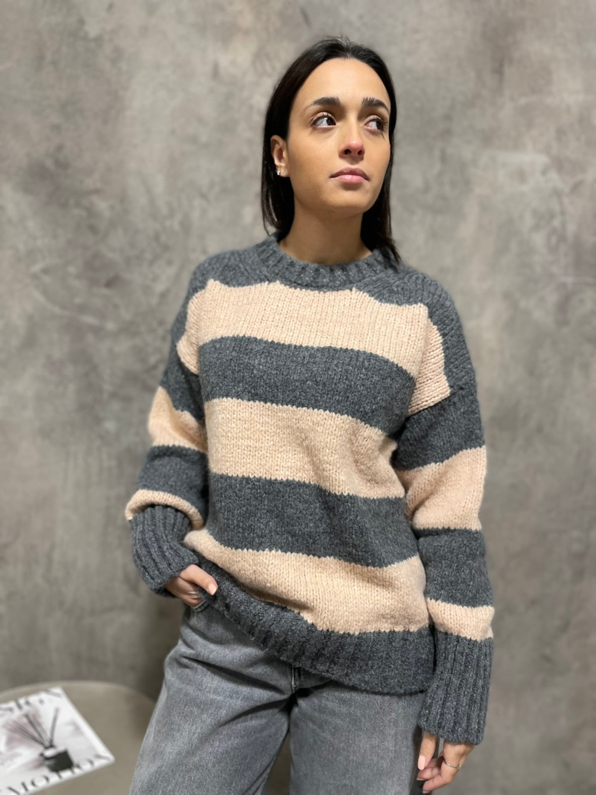 Girocollo Righe Vicolo