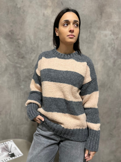 Girocollo Righe Vicolo