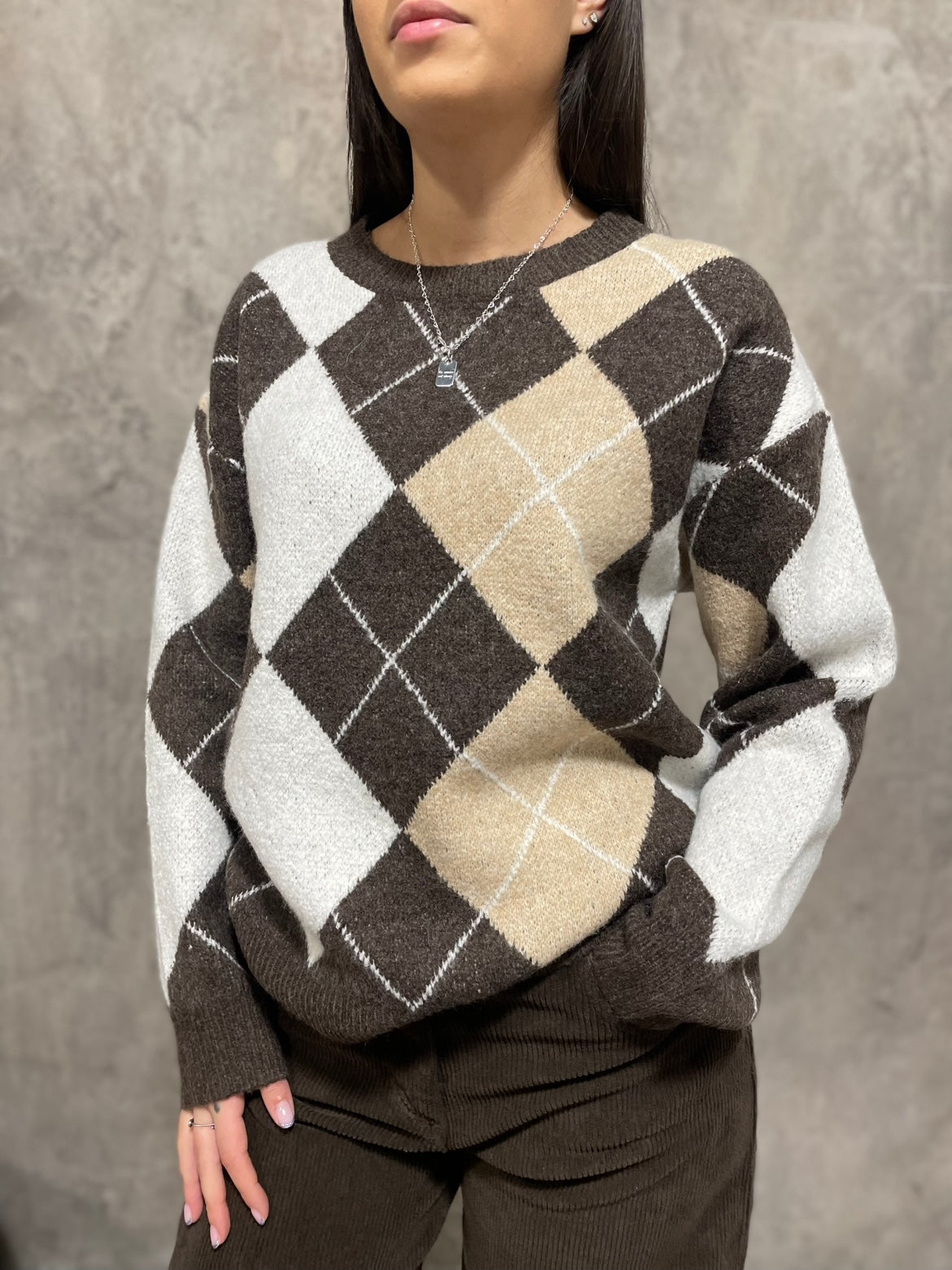 Maglia Girocollo Rombi