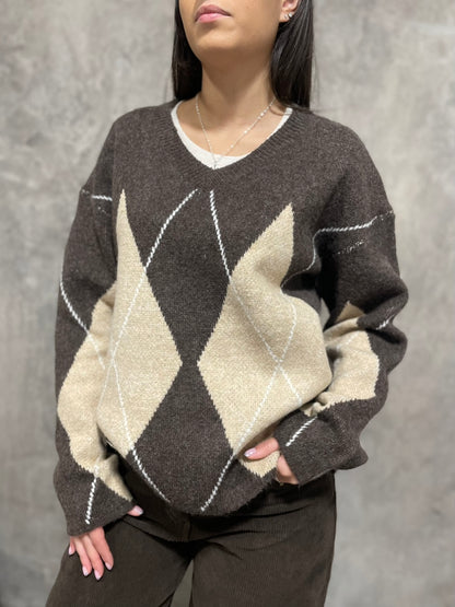 Scollo a V Rombi Moro