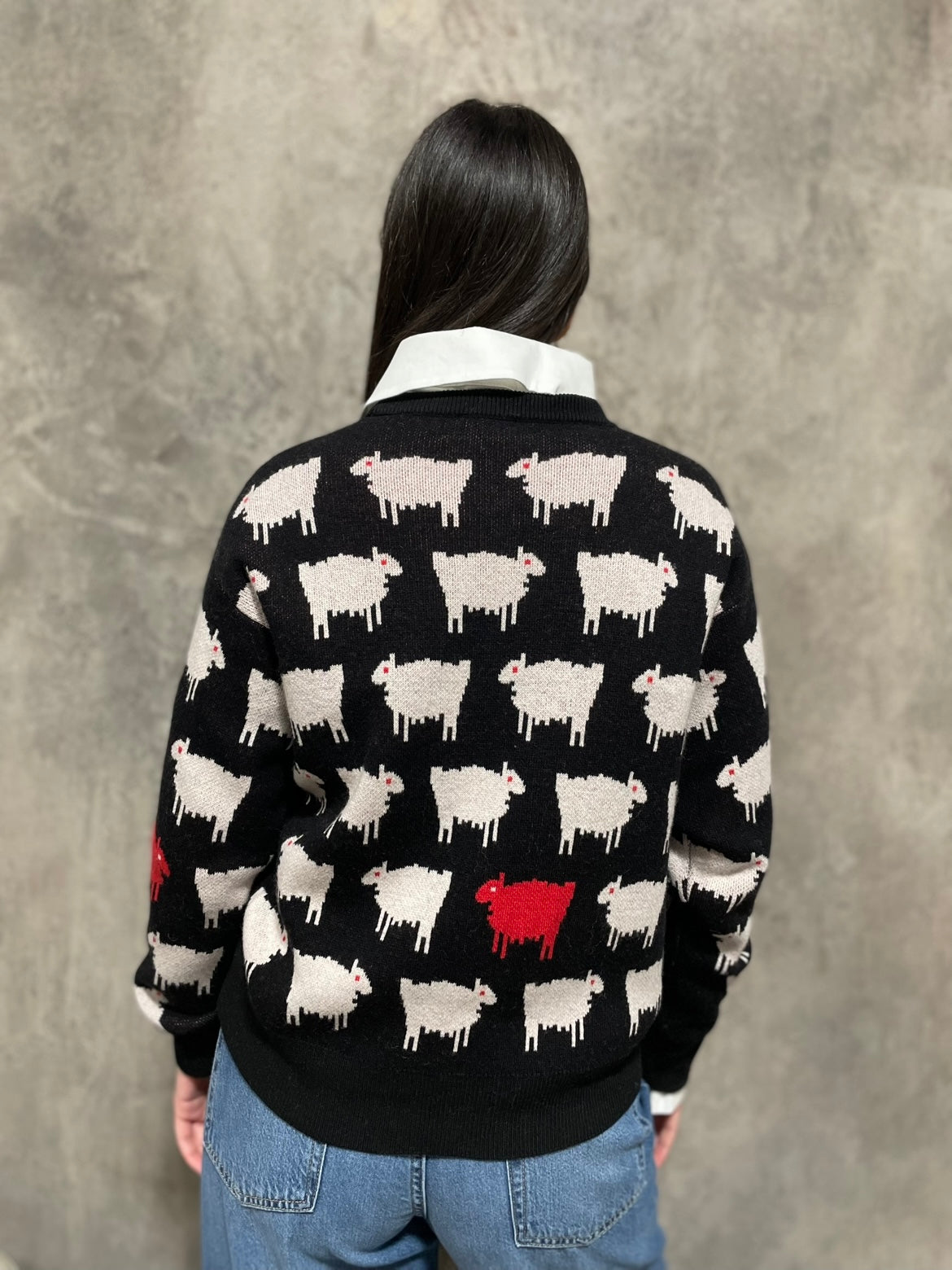 Girocollo Fantasia Nero