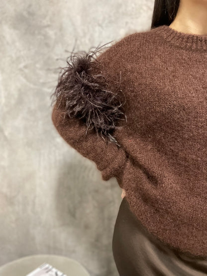 Maglia Mohair Piume