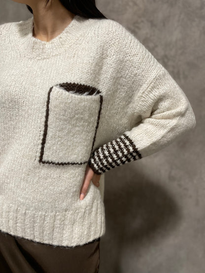 Maglia Burro Taschino