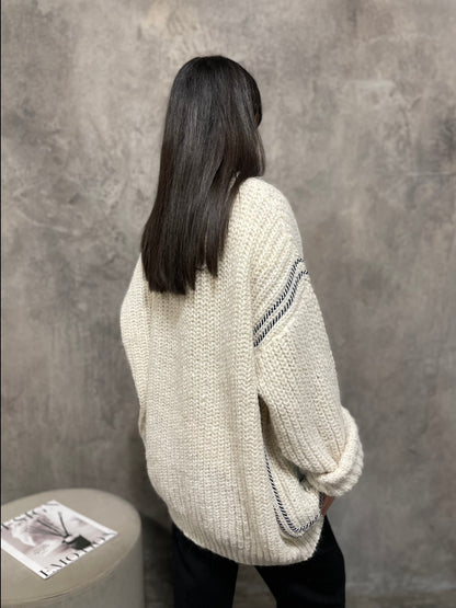 Maxi Cardigan Panna