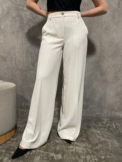 Pantalone Palazzo Gessato