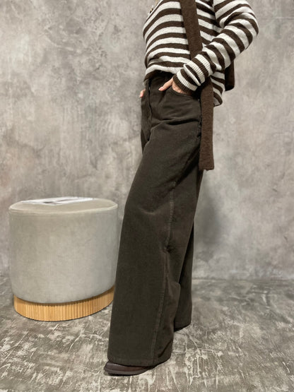 Pantalone Velluto Moro