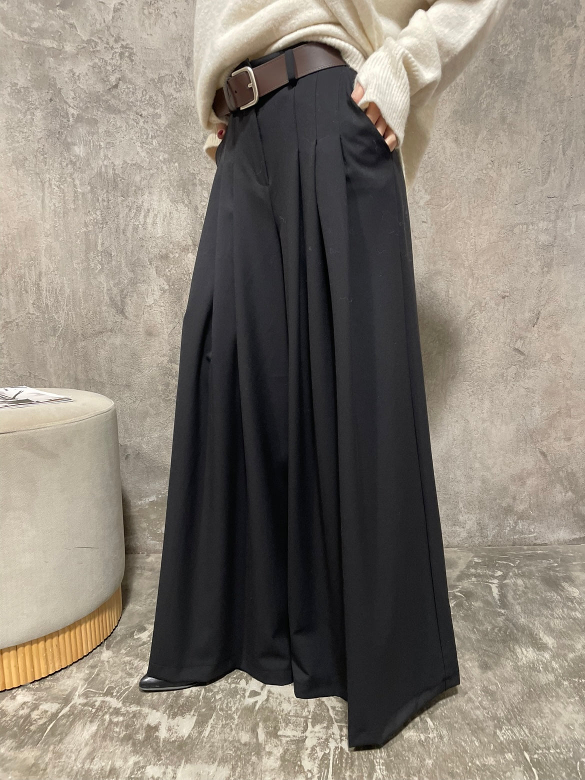 Pantalone Ampio Nero