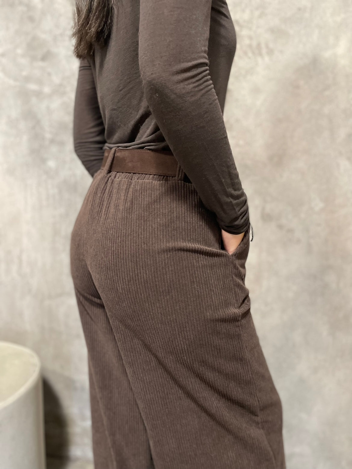 Pantalone Velluto Moro