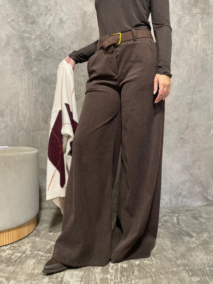 Pantalone Velluto Moro