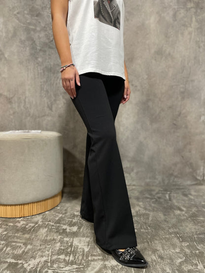 Pantalone Zampa Nero