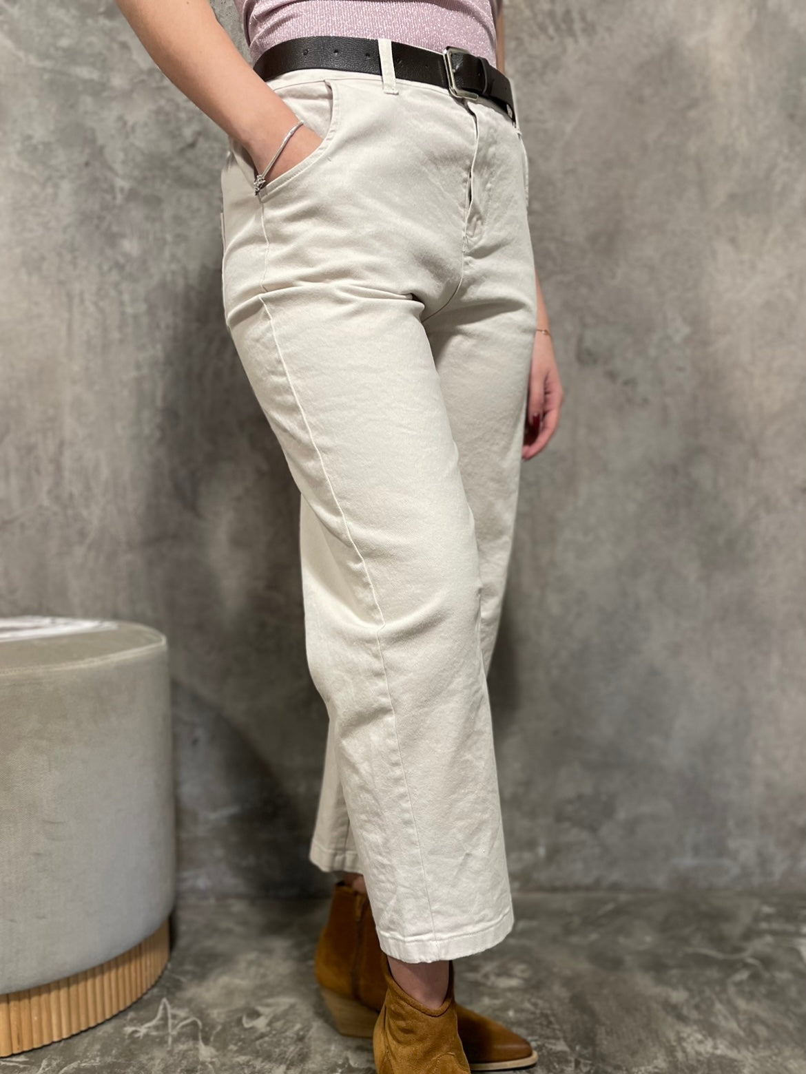Pantalone Beige