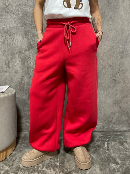 Pantalone Tuta Rosso