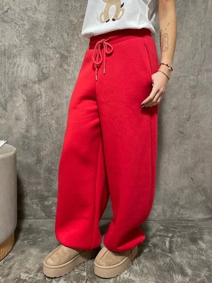 Pantalone Tuta Rosso