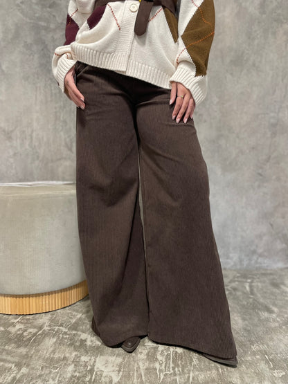 Pantalone Velluto Moro