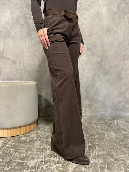 Pantalone Velluto Moro