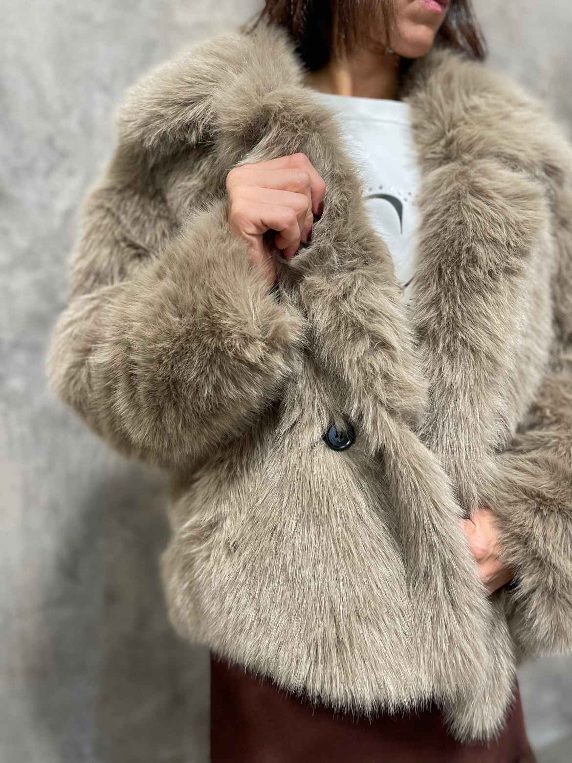 Ecopelliccia Doppiopetto