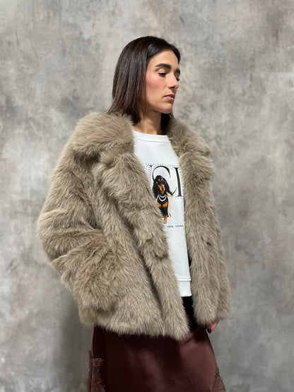 Ecopelliccia Doppiopetto