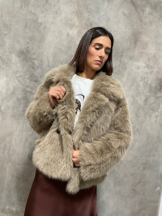 Ecopelliccia Doppiopetto