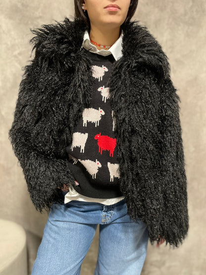 Ecopelliccia Mongolia Nera