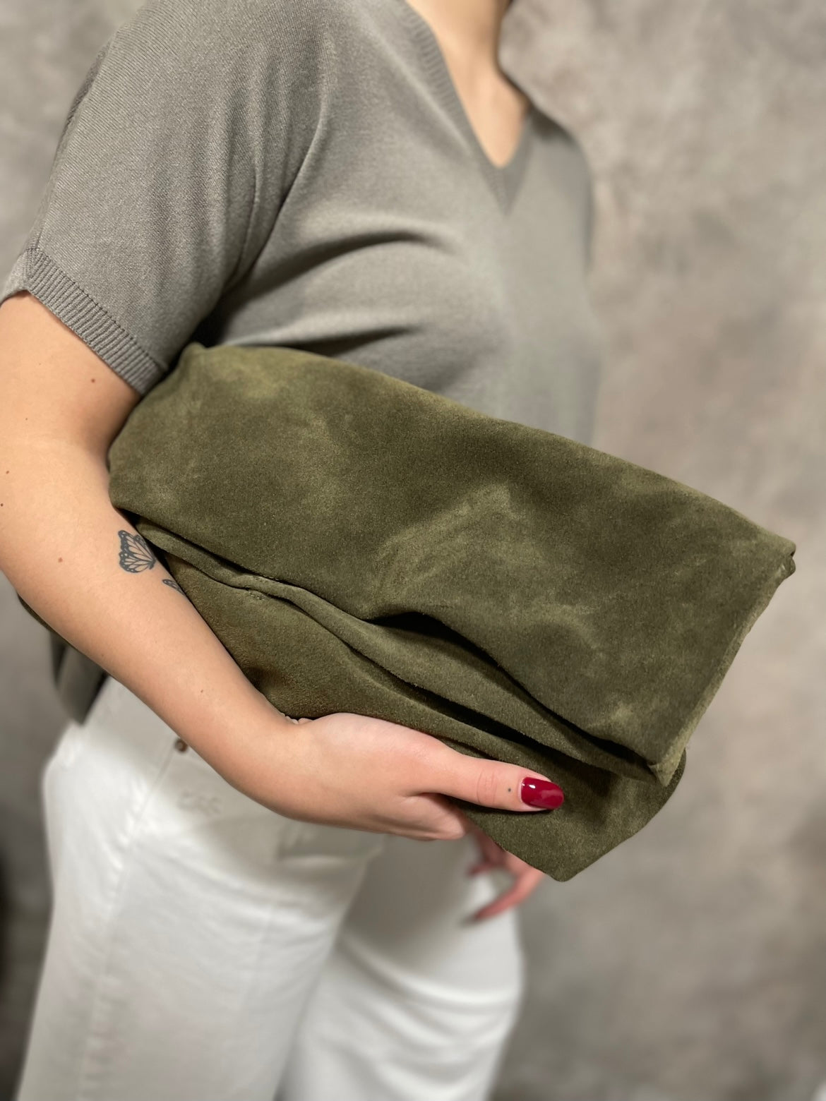 Borsa Clutch In Crosta